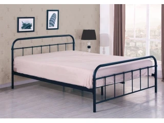 Voodi 120x200 LINDA 120 must pilt