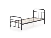 Кровать 90x200 LINDA 90 черная pilt 5