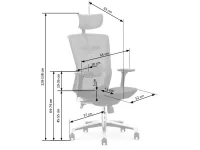 Рабочее кресло Ergonomic AMBASADOR pilt 3