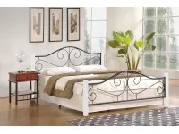 Voodi 160x200 VIOLETTA 160 valge pilt 2