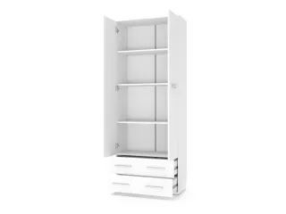 Kapp riiulitega LIMA REG-2 valge pilt