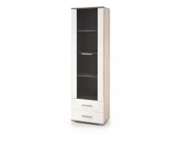Vitriinkapp LIMA W-1 sonoma ja valge