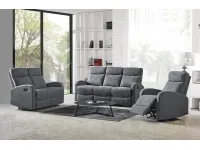Tugitool OSLO 1S recliner tumehall pilt 4