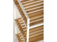 Riiul BAMBOO 3 valge raam pilt 3