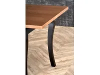 Стол раздвижной WINDSOR дуб / черный pilt 4