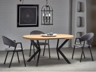 Pikendatav laud PERONI tamm-must pilt