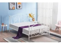 Voodi 90x200 PANAMA valge pilt 2