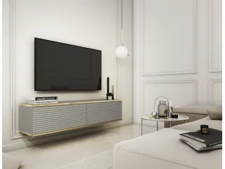 TV стол ORO MDF 135 серый pilt