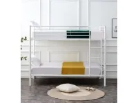 Кровать двухъярусная BUNKY 90 белая pilt 3