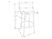 Baaritool H116 kreemjas pilt 4