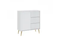 Kummut BARCELONA 1D3S Valge pilt 2