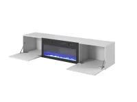 TV стол LIVO RTV-180W-K с электрокамином pilt 7