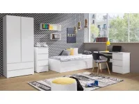 Voodi 80x200 COSMO С08 - Valge pilt 5