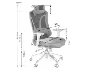Рабочее кресло Ergonomic GILBERTO pilt 8