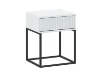 Тумбочка TRENDY SN-1 Белая pilt 3