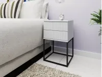 Тумбочка TRENDY SN-8 Белая pilt 2