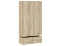 Riidekapp BASIC 3D - Sonoma pilt 5