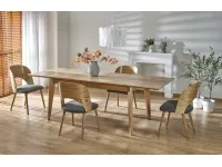 Pikendatav laud EDMONDO naturaalne pilt 3