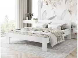 Voodi 160x200 MATILDA 160 - Valge