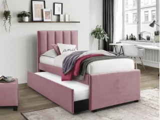 Voodi 90x200 RUSSO roosa pilt