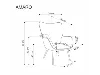 Tugitool AMARO sinepikollane pilt 4