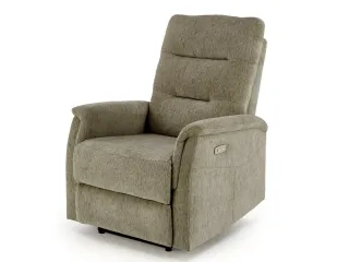 Кресло JAMAL recliner электрический - Оливковый pilt