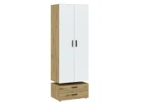 Riidekapp BASIC TWO 2D - Valge / artisan pilt 5