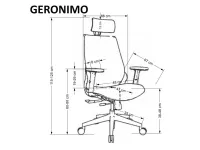 Рабочее кресло Ergonomic GERONIMO pilt 8