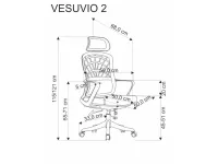 Кресло руководителя VESUVIO 2 - Коричневый pilt 9