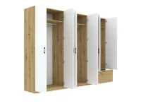Riidekapp ALTA 6D1S peegliga pilt 5