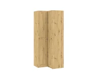 Шкаф угловой BEN 2D+1HDF - Дуб артисан pilt 5