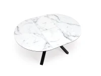Pikendatav laud VERTIGO valge marmor pilt 8