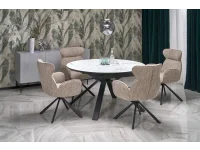 Pikendatav laud VERTIGO valge marmor pilt 3