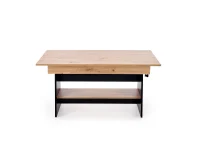 Pikendatav diivanilaud ERIKA tamm artisan - must pilt 6