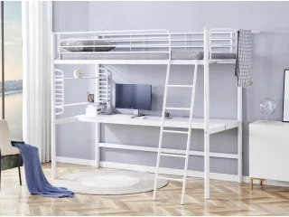 Кровать двухъярусная DOLCE 90 белая pilt