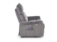 Кресло SEMIR 2 recliner электрический - Серый pilt 5