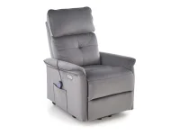 Кресло SEMIR 2 recliner электрический - Серый pilt 4