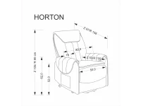 Кресло HORTON recliner электрический - Бежевый pilt 9