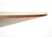 Söögilaud ARANI beež marmor / pähkel pilt 6