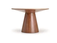 Söögilaud ARANI beež marmor / pähkel pilt 5