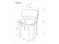 Стул K600 оливковый pilt 3