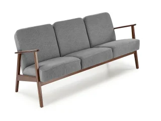 Diivan MILANO 3S hall CASTEL 93 / tume pähkel pilt