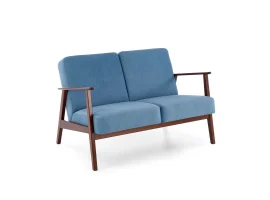 Diivan MILANO 2S sinine CASTEL 74 / tume pähkel