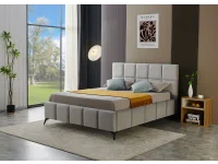 Voodi 180x200 CARLA helehall pilt 2