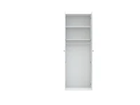 Riidekapp BEN 2D+1D+2HDF+1PGL - Valge pilt 4