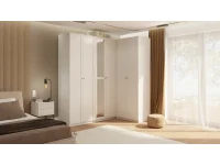 Riidekapp BEN 2D+1D+1HDF+2PGL  - Valge pilt 9