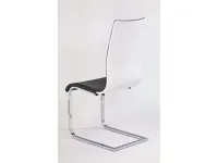 Стул K104 черный/белый pilt 3